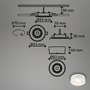 Bodová - BRI 7990016 LED vestavné / přisazené bodové svítidlo – pr.90mm, stmívatelné, 5W, 230V, teplá bílá, nastavitelné, bílá - BRILONER - foto 10