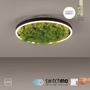 Kruhová - LD 15391-66 GREEN RITUS LED stropní svítidlo 40x40 islandský mech Switchmo 3-krokové stmívání 3000K akustické - LEUCHTEN DIREKT / JUST LIGHT - foto 10