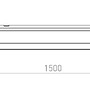 Technická - RED G13671 TRIDENT PRO 150 těleso šedá matný akryl 230V LED 60W IP65 4000K - DESIGN RENDL - foto 10