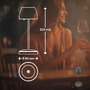 Stolní lampy dekorační - BRILO 7504015 Serina Mini LED stolní lampička bezdrátová IP44, stmívatelné, s nabíjecí základnou, antracit - BRILO - foto 10