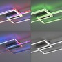 Hranatá - LD 14635-55 FELIX60 LED stropní svítidlo 72x210cm, stříbrná barva, RGB Rainbow, stmívatelné, CCT RGB+2700-5000K - LEUCHTEN DIREKT / JUST LIGHT - foto 10