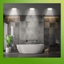 Koupelnová - BRI 7588036 Klira 3ks sada LED vestavné bodové svítidlo do koupelny 230V, CTS přepínač, IP44, bílé - BRILONER - foto 10