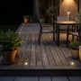 Connect To Shine - BRI 3916032 CONNECT TO SHINE startovací sada 12V zahradní osvětlení - trafo, 3x LED svítidlo do země, IP67, stříbrná - BRILONER - foto 10