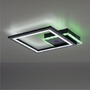 Hranatá - LD 14902-18 LED stropní svítidlo reproduktor Bluetooth černá Rainbow RGB 2700-5000K - JUST LIGHT - foto 10