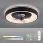 Kruhová - LD 14644-18 LED stropní svítidlo s ventilátorem černé, časovač, stmívatelné paměťová funkce, 2700-5000K - JUST LIGHT - foto 10
