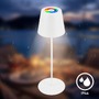 Stolní lampy dekorační - BRILO 7559016 Coloris LED stolní lampička Smart bezdrátová, ovládání přes aplikaci, stmívatelné, bílé - BRILO - foto 10