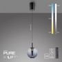 Koule - PN 2220-15 Závěsné svítidlo PURE Infinity mystická šedá, komfortně nastavitelná výška, ovladač, 2200-5000K - PAUL NEUHAUS - foto 10
