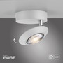 Bodová - PN 9051-16 LED stropní svítidlo PURE Oculis, bílá, stmívatelné, otočné a nastavitelné 2700K - PAUL NEUHAUS - foto 10