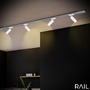 Lištové Briloner 230V - BRILO 8007016 LED spot 5,5W lištový systém 230V vysokonapěťový, stmívatelné, teplá bílá, 4x10 cm, bílý - BRILO - foto 10