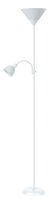 Stojací lampy - Stojací lampa Rabalux 4061 Action E27 + E14, 230V, IP20,Bílá, Kov, plast