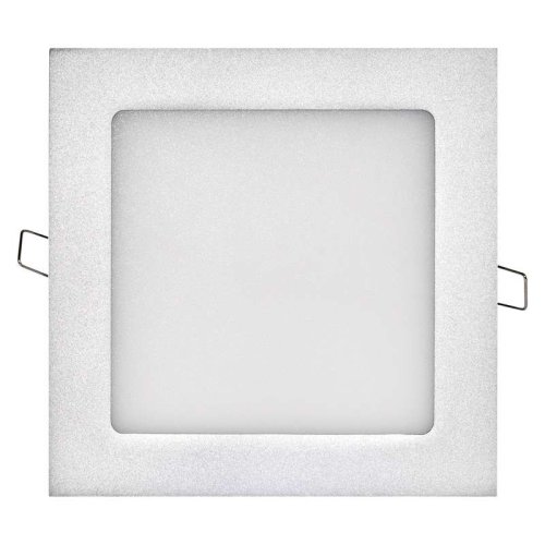 LED panely čtvercové - LED panel 170x170mm, vestavný stříbrný, 12W neutrální. bílá - foto 1