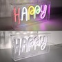 Dekorativní - LD 85027-70 NEON-HAPPY LED nástěnné svítidlo nápis HAPPY vícebarevné USB vypínač dekorativní - LEUCHTEN DIREKT / JUST LIGHT - foto 11