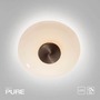 Kruhová - PN 6082-34 LED nástěnné a stropní svítidlo PURE Vitrum 2700K hnědá / opál - PAUL NEUHAUS - foto 11