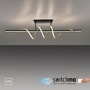 Dekorativní - LD 19112-68 EMANDA LED stropní svítidlo černé mosaz zakřivené krokově stmívatelné 3000K - JUST LIGHT - foto 11
