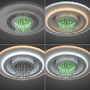 Kruhová - LD 14518-16 LED stropní svítidlo TOLAGO, bílá, s tunelovým efektem a křišťálem, RGB/3000-6500K - JUST LIGHT - foto 11