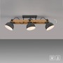 Bodová - LD 15745-18 CUP 2.0 stropní svítidlo 3 ramenné dřevo z akácie nastavitelná výška industriální - JUST LIGHT - foto 11