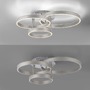 Kruhová - LD 15157-55 LILLUTI LED stropní svítidlo 3 ramenné stříbrná přímé/nepřímé osvětlení stmívatelné dálkový ovladač 3000K - LEUCHTEN DIREKT / JUST LIGHT - foto 11