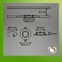 Kruhová - BRI 7586032 Klira 3ks sada LED vestavné bodové svítidlo 230V, nastavitelné, CTS, matný nikl - BRILONER - foto 11