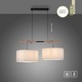Podélná - LD 14182-16 GREEN SOFI LED závěsné svítidlo černé s imitací dřeva 2 ramenné nadčasový design - LEUCHTEN DIREKT / JUST LIGHT - foto 11