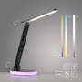 Stolní lampy pracovní - LD 11018-18 TINA LED stolní lampa černá dotykový stmívač nabíjení telefonu bezdrátově i USB 3000-5000K - JUST LIGHT - foto 11
