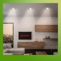 Kruhová - BRI 7587032 Klira 3ks sada LED vestavné bodové svítidlo 230V, stmívatelné, nastavitelné, matný nikl - BRILONER - foto 11