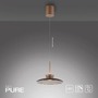 Dekorativní - PN 2191-97 LED závěsné svítidlo PURE Moon nastavitelná výška 2700K bronz / tmavý amber - PAUL NEUHAUS - foto 11