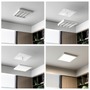 Hranatá - IMPR 348261 Deko-Light stropní přisazené svítidlo - Pro Office Sano 625, 35W, DALI, 3000/4000K, bílá - foto 11
