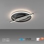 Kruhová - LD 14130-18 KORSA LED stropní svítidlo černé moderní design paměťová funkce SimplyDim 3000K - JUST LIGHT - foto 11