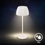 Stolní lampy dekorační - BRILO 7553016 Nabíjecí stolní lampa Riffle - 36,5 cm, 2W, 200lm, IP44, bezdrátová, LED, stmívatelná, dotykový vypínač, bílé - BRILO - foto 11