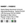 Nepřímé osvětlení - NV 9182812 Nástěnné svítidlo HANDY černý hliník a akryl nastavitelné/rotační - vypínač na těle LED Samsung 230V 3000K osvětlení 6W čtecí lampička 3W IP20 - NOVA LUCE - foto 11
