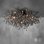 Dekorativní - PN 8092-18 Stropní svítidlo ICICLE, černá, křišťálové přívěsky, 14-ramenné - PAUL NEUHAUS - foto 11