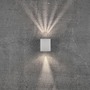 Nástěnná - NOR 49711001 Venkovní nástěnné svítidlo Canto Kubi 2 2x6W LED bílá čirá - NORDLUX - foto 11