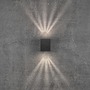 Nástěnná - NOR 49711003 Venkovní nástěnné svítidlo Canto Kubi 2 2x6W LED černá čirá - NORDLUX - foto 11