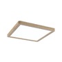 Hranatá - P 71268 LED Panel Atria Shine IP44 hranaté 190x190mm 8W 3000 - 6500K design dřevo - PAULMANN - foto 11