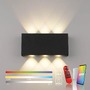 Nepřímé osvětlení - LD 16488-13 LED nástěnné svítidlo antracit Smarthome dálkový ovladač stmívatelné s aplikací Tuya RGB/2700-5000K - JUST LIGHT - foto 11