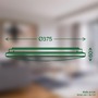 Kruhová - BRILO 3867016 Elipso A stropní svítidlo pr.37,5 cm - 12W, 2520lm, LED, energetická třída A, bílé - BRILO - foto 11