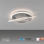 Kruhová - LD 14130-55 KORSA LED stropní svítidlo stříbrné paměťová funkce SimplyDim 3000K - JUST LIGHT - foto 11