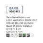 Zapuštěná - NV 9203112 Venkovní zapuštěné svítidlo do země BANG nikl satén hliník LED 1W 3000K IP67 100-240V 42st. vč. driveru - NOVA LUCE - foto 11