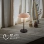 Stolní lampy dekorační - BRILO 7573011 Caxa stolní lampa - 2,8W, 300lm, bezdrátová, IP44, LED, stmívatelná, dotykový vypínač, béžová/antracit - BRILO - foto 11