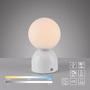 Stolní lampy dekorační - LD 19218-16 Kolekce Schöner Wohnen LED bateriové stolní svítidlo RUDI, bílá, nabíjecí přes USB, 3000-6000K - JUST LIGHT - foto 11