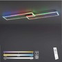 Hranatá - LD 14635-55 FELIX60 LED stropní svítidlo 72x210cm, stříbrná barva, RGB Rainbow, stmívatelné, CCT RGB+2700-5000K - LEUCHTEN DIREKT / JUST LIGHT - foto 11