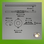 Koupelnová - BRI 7588032 Klira 3ks sada vestavných bodových svítidel do koupelny, CTS vypínač, IP44, matný nikl - BRILONER - foto 11