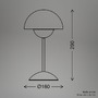 Stolní lampy dekorační - BRILO 7578015 Kugle stolní lampička - 3W, 250lm, bezdrátová, LED, stmívatelné, dotykový vypínač, teplá bílá, antracit - BRILO - foto 11