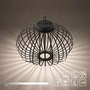 Na stůl - LD 19305-18 AKUBA LED stolní lampa průměr 46cm černá na baterie USB IP44 stmívatelné dotykem 2700K - JUST LIGHT - foto 11