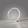 Stolní lampy dekorační - LD 15395-21 MINI RITUS LED stolní lampa stříbrný kruh minimalistické šňůrový vypínač 3000K - JUST LIGHT - foto 11