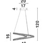 Kruhová - NV 9748165 Závěsné svítidlo GINEVRA černý hliník a akryl LED 45W 230V 3000K IP20 stmívatelné - NOVA LUCE - foto 11