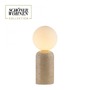 Stolní lampy dekorační - LD 12543-42 Kolekce Schöner Wohnen stolní lampa TRAVENTA, písková barva, vzhled travertinu, nastavitelná hlava, G9 volitelná žárovka - JUST LIGHT - foto 11