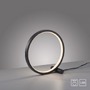 Stolní lampy dekorační - LD 15395-18 MINI RITUS LED stolní lampa černý kruh minimalistické šňůrový vypínač 3000K - JUST LIGHT - foto 11