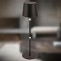 Stolní lampy dekorační - BRILO 7708015 Bota stolní lampa - 1,8W, 120lm, nabíjecí, LED, stmívatelné, dotykový vypínač, teplá bílá, černá - BRILO - foto 11