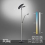 Stojací lampy - PN 678-13 PURE Mutil LED stojací lampa se čtecí lampou stmívatelné 2700-5000K antracit - PAUL NEUHAUS - foto 11
